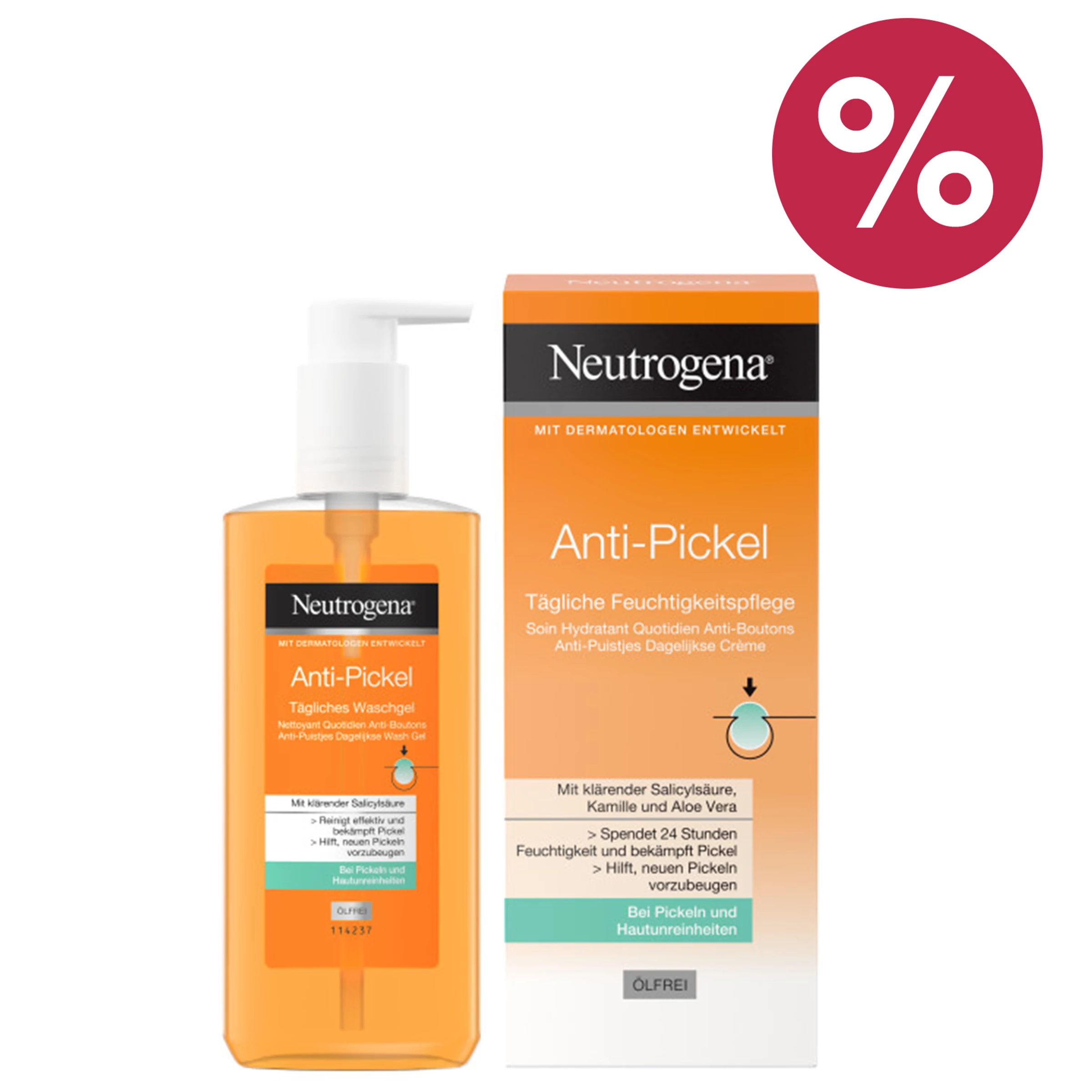 Neutrogena Anti-Pickel Pflegeset 1 Neutrogena Anti-Pickel Pflegeset