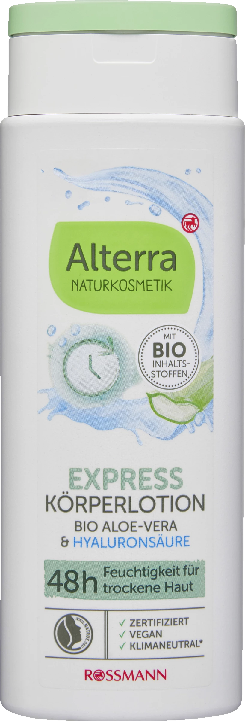 Alterra NATURKOSMETIK Körperlotion Express Bio-Aloe-Vera & Hyaluronsäure 1 Alterra NATURKOSMETIK Körperlotion Express Bio-Aloe-Vera & Hyaluronsäure