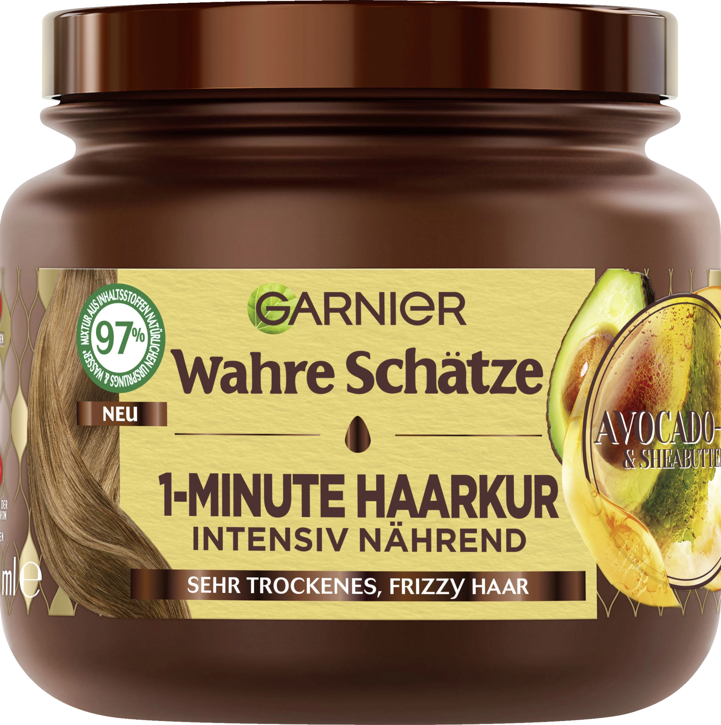 Garnier Wahre Schätze 1-Minute Haarkur Avocado-Öl & Sheabutter 1 Garnier Wahre Schätze 1-Minute Haarkur Avocado-Öl & Sheabutter