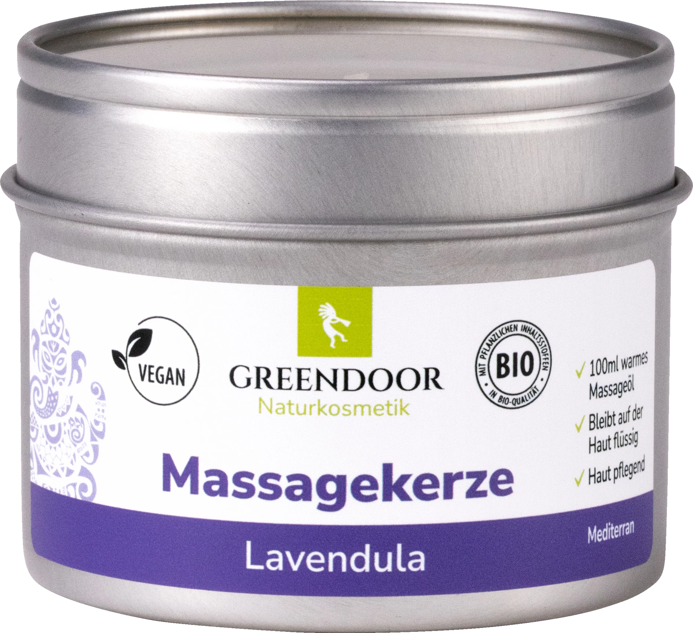 GREENDOOR Massagekerze Lavendula 1 GREENDOOR Massagekerze Lavendula