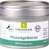 GREENDOOR Massagekerze Wintergreen