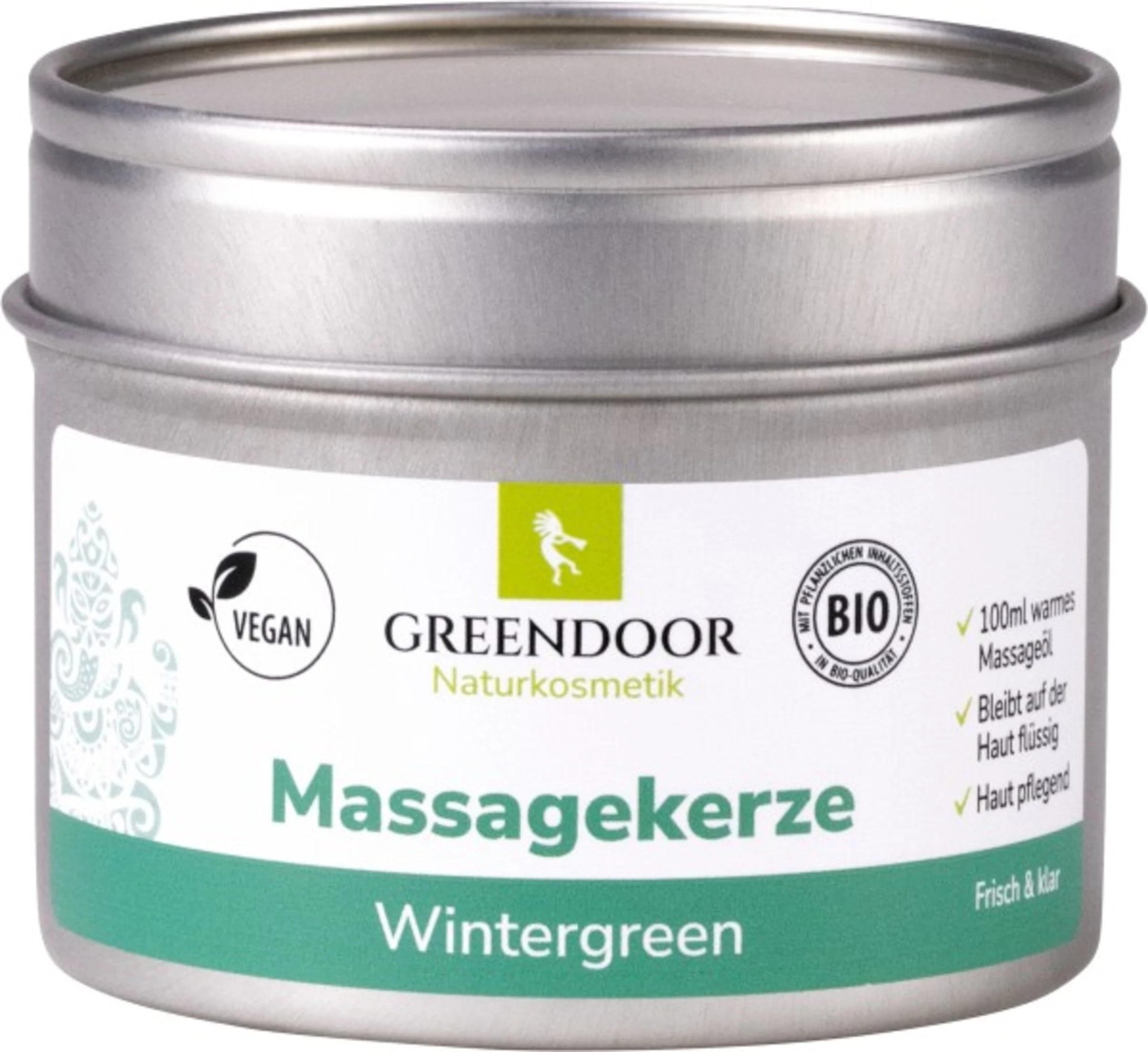 GREENDOOR Massagekerze Wintergreen 1 GREENDOOR Massagekerze Wintergreen