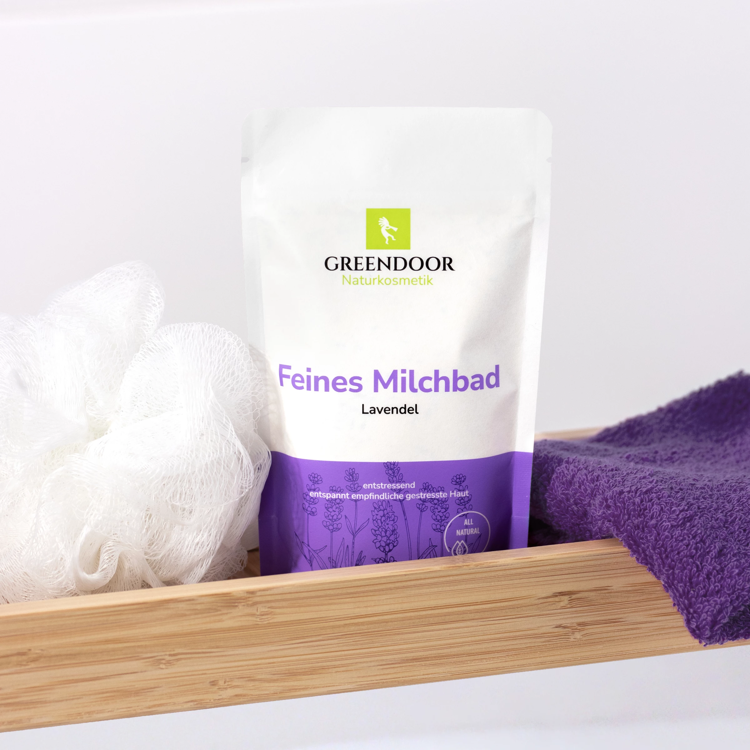 GREENDOOR Milchbad Lavendel 4 GREENDOOR Milchbad Lavendel – Bild 4