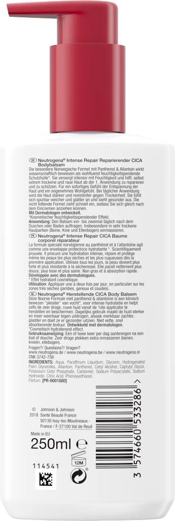 Neutrogena Intense Repair Bodybalsam 2 Neutrogena Intense Repair Bodybalsam – Bild 2