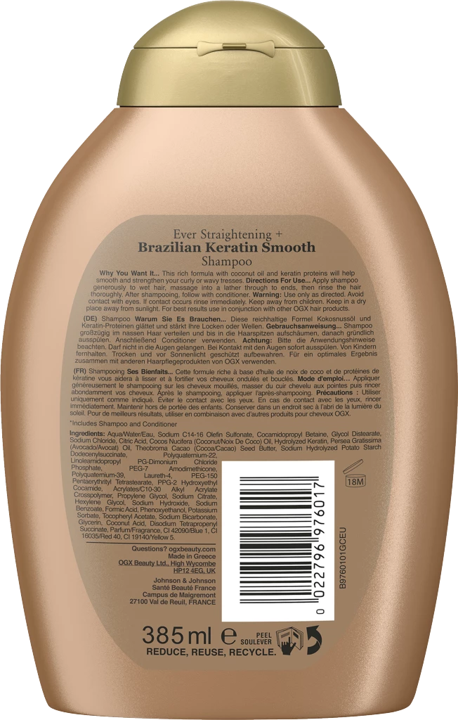 Ogx Brazillian Keratin Shampoo 2 Ogx Brazillian Keratin Shampoo – Bild 2