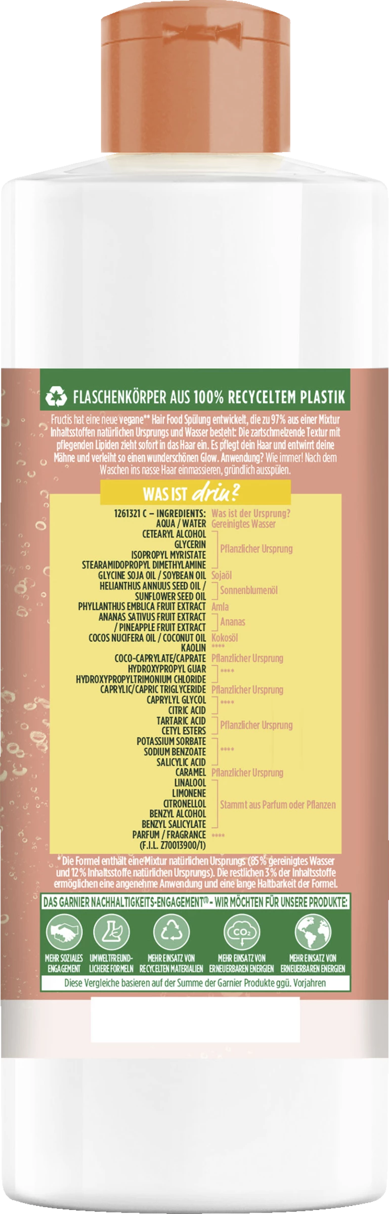 Garnier Fructis Glanzverleihendes Ananas Hair Food Spülung 2 Garnier Fructis Glanzverleihendes Ananas Hair Food Spülung – Bild 2