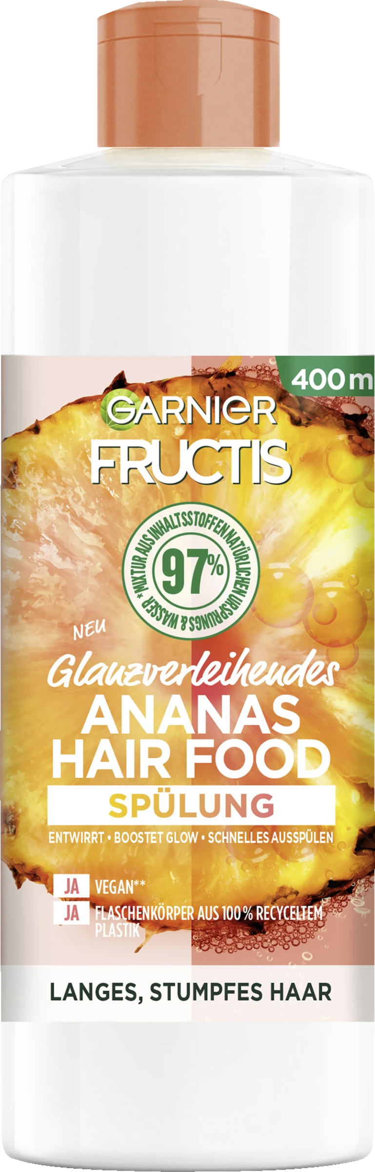 Garnier Fructis Glanzverleihendes Ananas Hair Food Spülung 1 Garnier Fructis Glanzverleihendes Ananas Hair Food Spülung