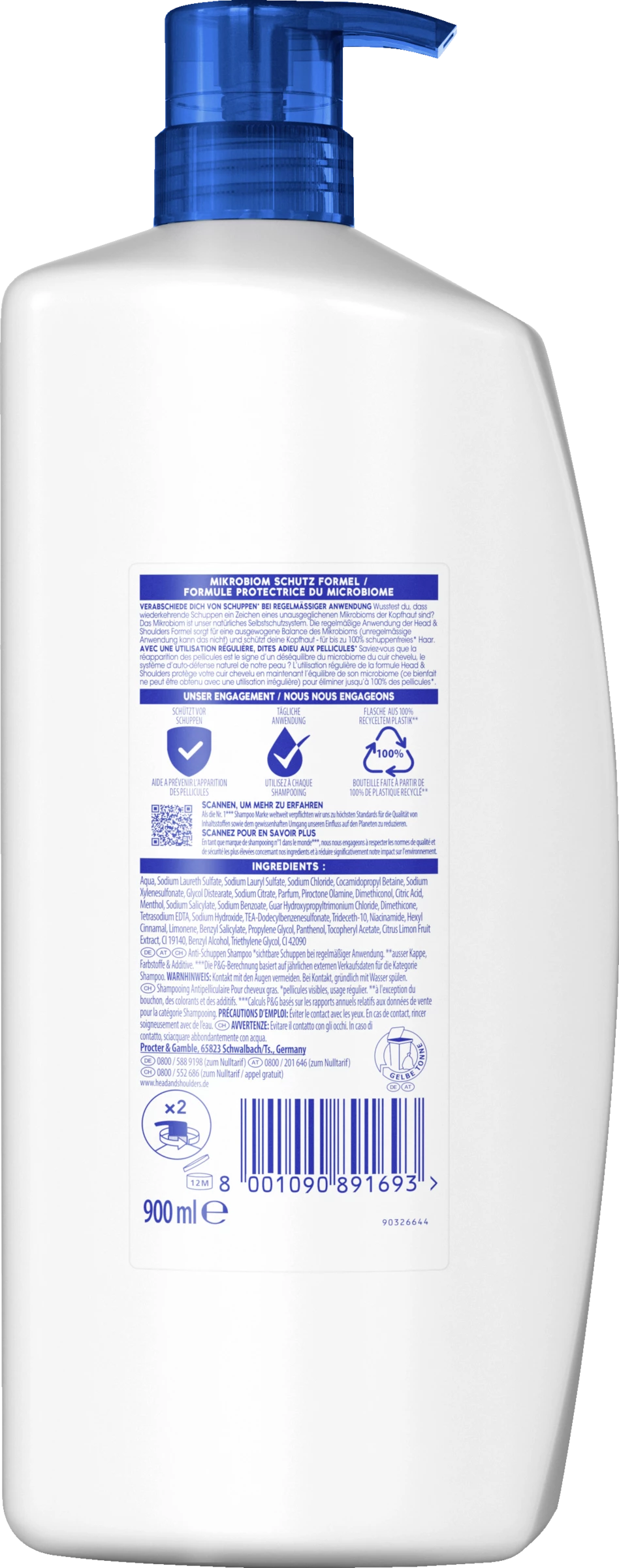 Head & Shoulders Haarshampoo Anti-Schuppen Citrus Fresh 2 Head & Shoulders Haarshampoo Anti-Schuppen Citrus Fresh – Bild 2
