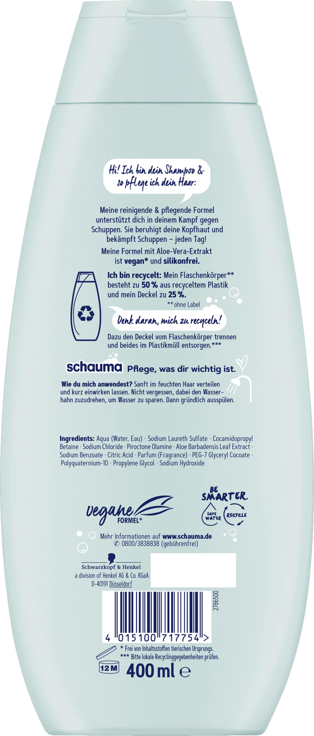 Schauma Anti-Schuppen Classic Shampoo 2 Schauma Anti-Schuppen Classic Shampoo – Bild 2
