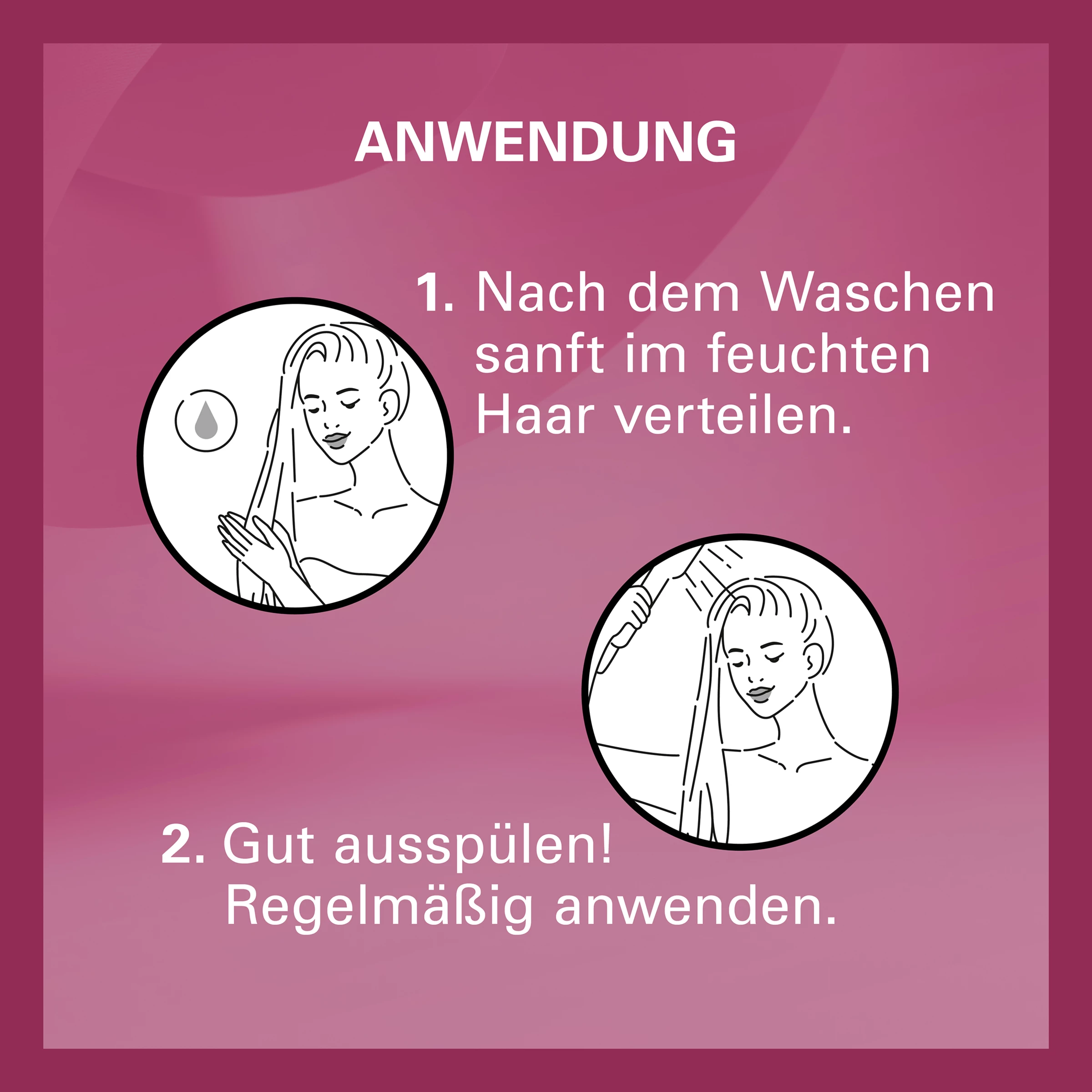 Schwarzkopf Gliss Color-Schutz & Glanz Color-Spülung 4 Schwarzkopf Gliss Color-Schutz & Glanz Color-Spülung – Bild 4