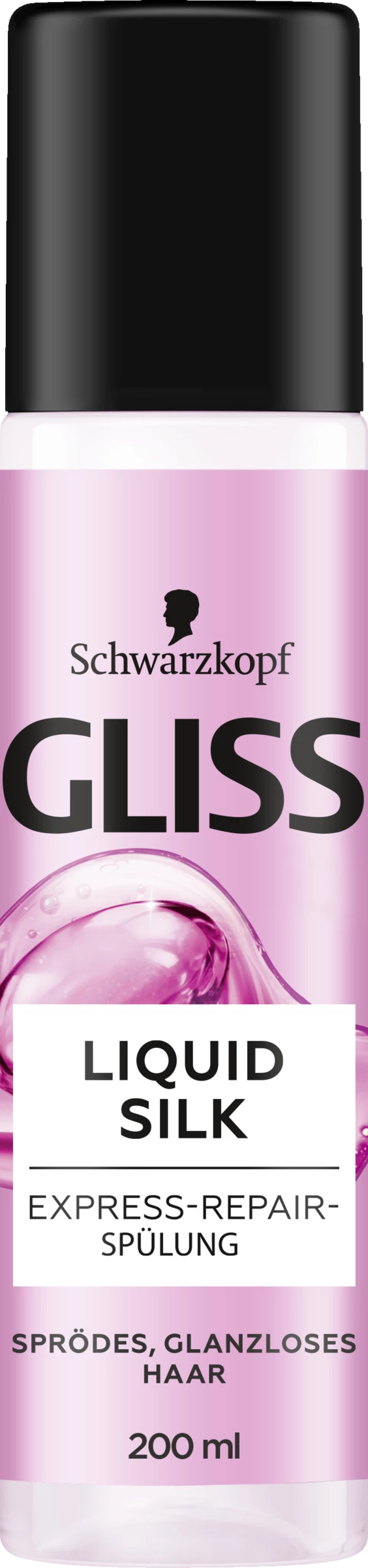 Schwarzkopf Gliss Liquid Silk Express-Repair-Spülung 1 Schwarzkopf Gliss Liquid Silk Express-Repair-Spülung