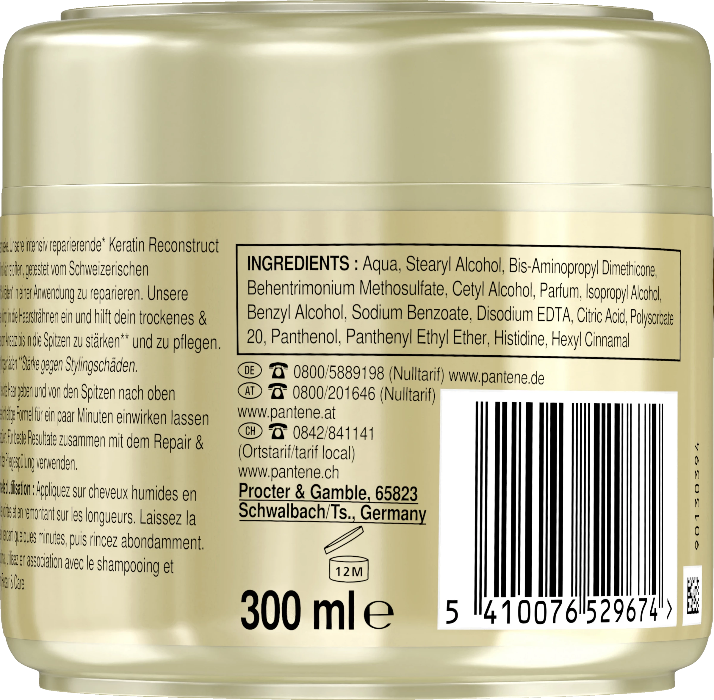 Pantene Pro-V Repair & Care Intensiv-Maske 2 Pantene Pro-V Repair & Care Intensiv-Maske – Bild 2