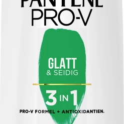 Pantene Pro-V Glatt & Seidig 3 In 1Shampoo, Pflegespülung & Kur