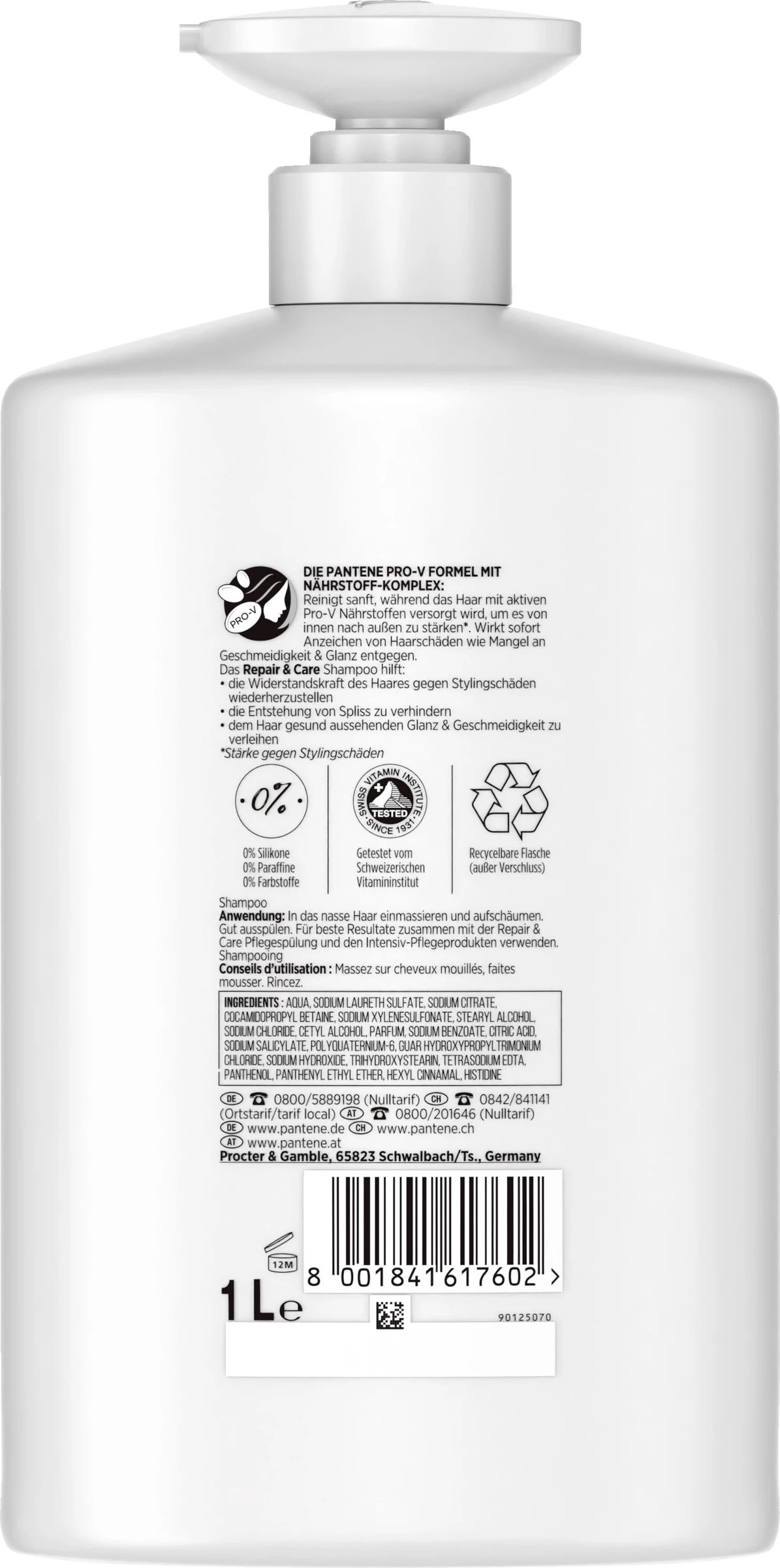 Pantene Pro-V Repair & Care Shampoo 2 Pantene Pro-V Repair & Care Shampoo – Bild 2