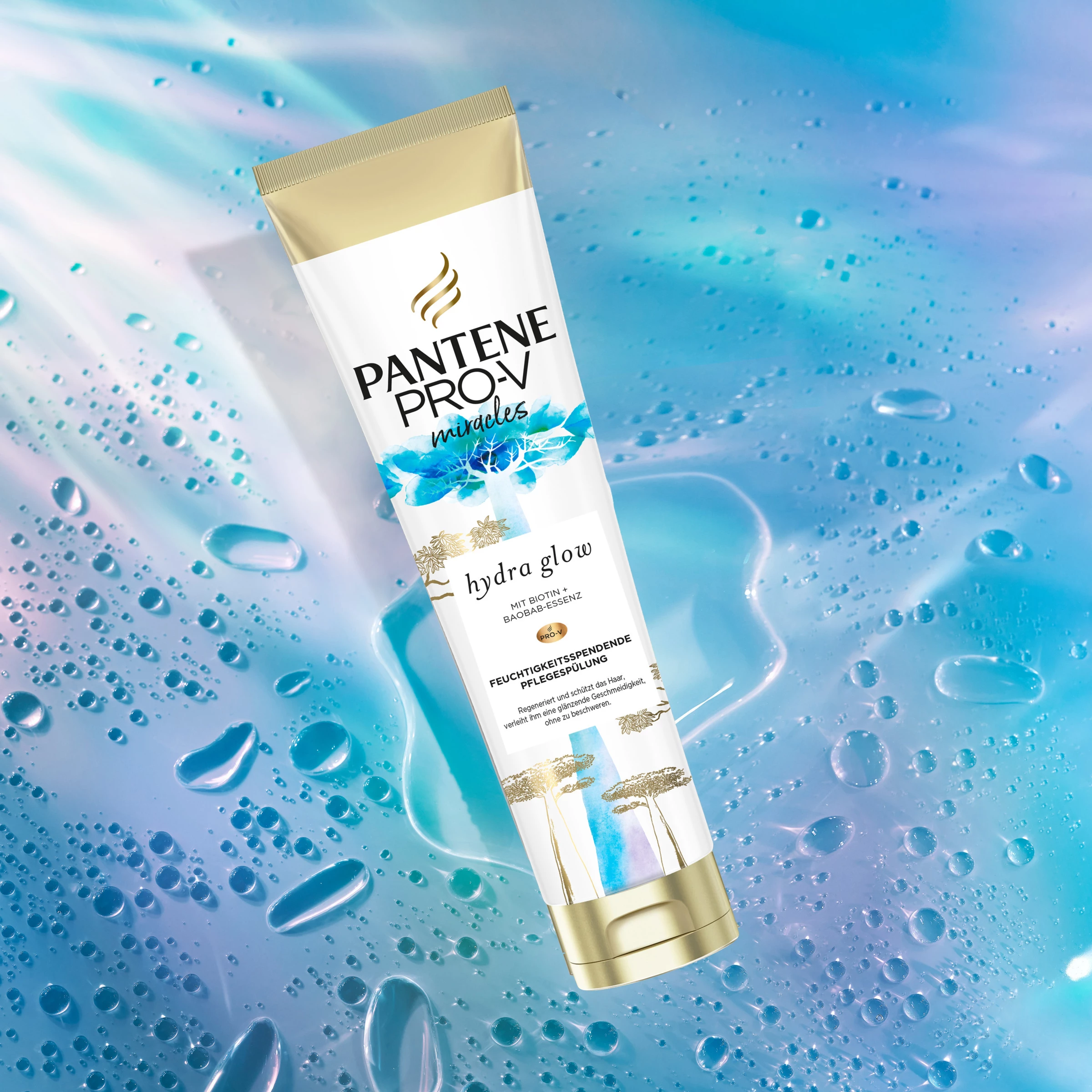 Pantene Pro-V Miracles Hydra Glow Feuchtigkeitsspendende Pflegespülung 5 Pantene Pro-V Miracles Hydra Glow Feuchtigkeitsspendende Pflegespülung – Bild 5