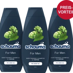Schauma 3er Vorteilsset For Men Shampoo