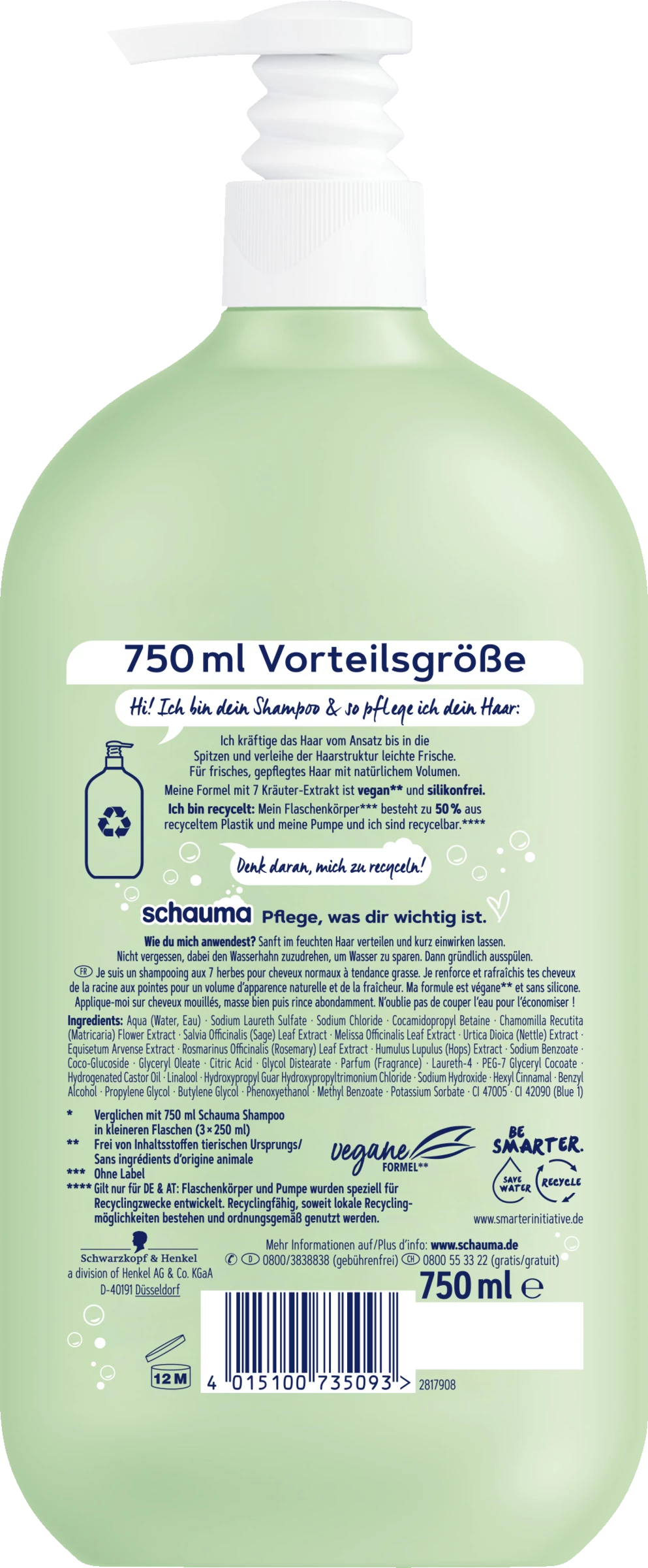 Schauma Shampoo 7 Kräuter 2 Schauma Shampoo 7 Kräuter – Bild 2
