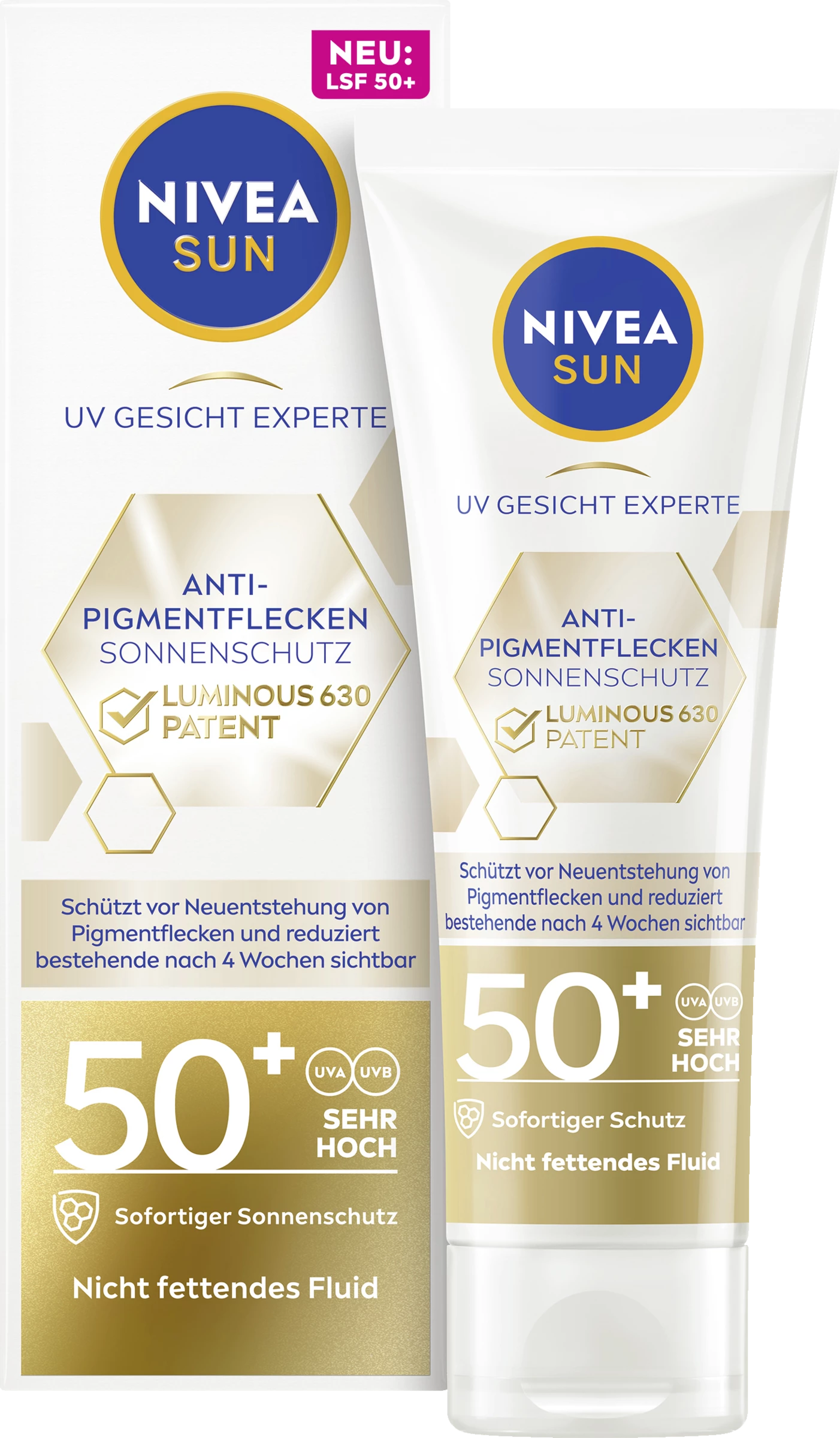 NIVEA UV Gesicht Experte Anti-Pigmentflecken Sonnenschutz LsF50+ 3 NIVEA UV Gesicht Experte Anti-Pigmentflecken Sonnenschutz LsF50+ – Bild 3