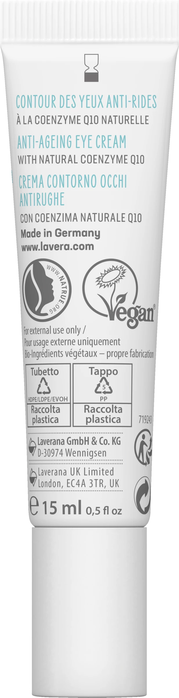 Lavera Basis Intensiv Anti-Falten Augencreme 5 Lavera Basis Intensiv Anti-Falten Augencreme – Bild 5