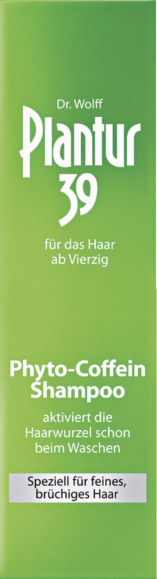 Dr. Wolff Plantur 39 Phyto-Coffein Shampoo 1 Dr. Wolff Plantur 39 Phyto-Coffein Shampoo