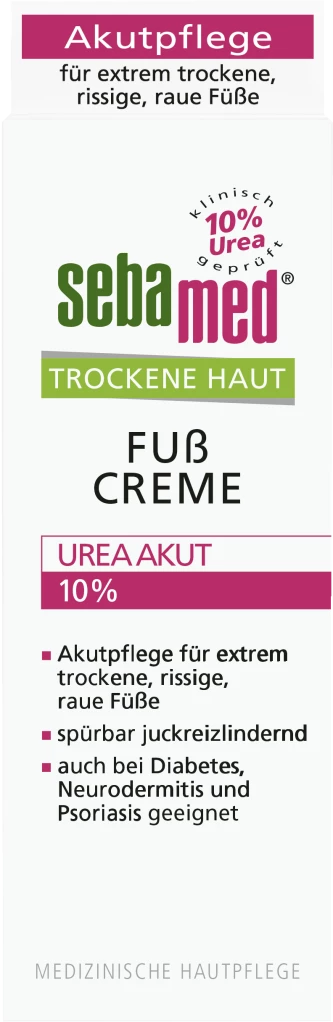 Sebamed Trockene Haut Fußcreme Urea Akut 10% 1 Sebamed Trockene Haut Fußcreme Urea Akut 10%