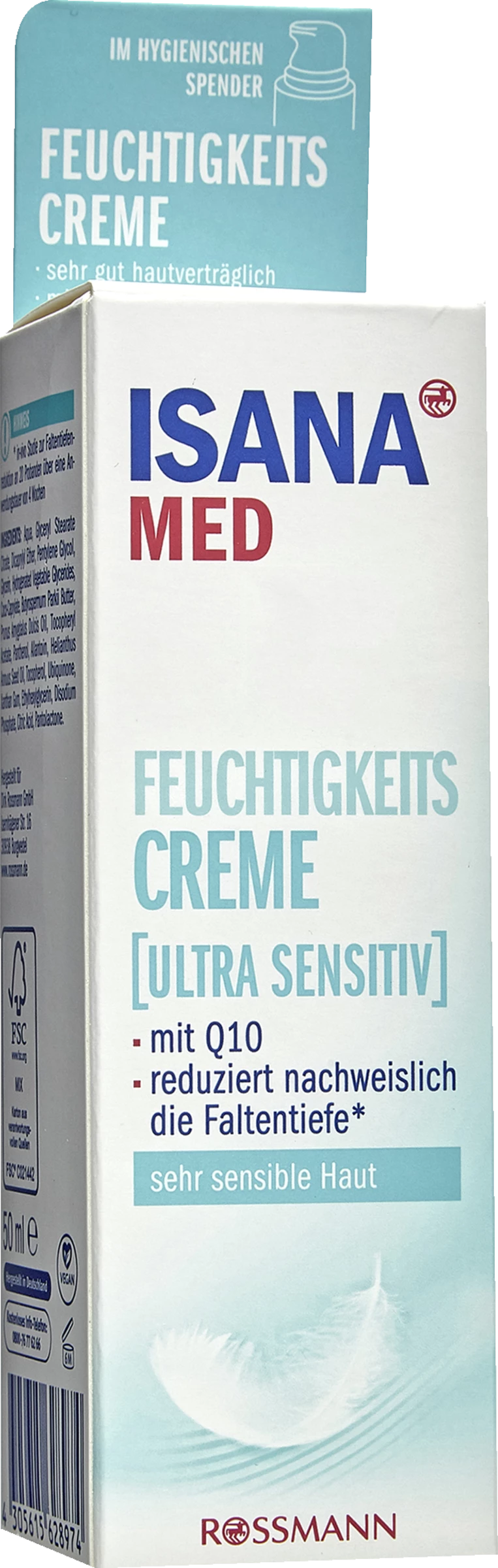 ISANA MED Feuchtigkeitscreme Ultra Sensitiv 2 ISANA MED Feuchtigkeitscreme Ultra Sensitiv – Bild 2