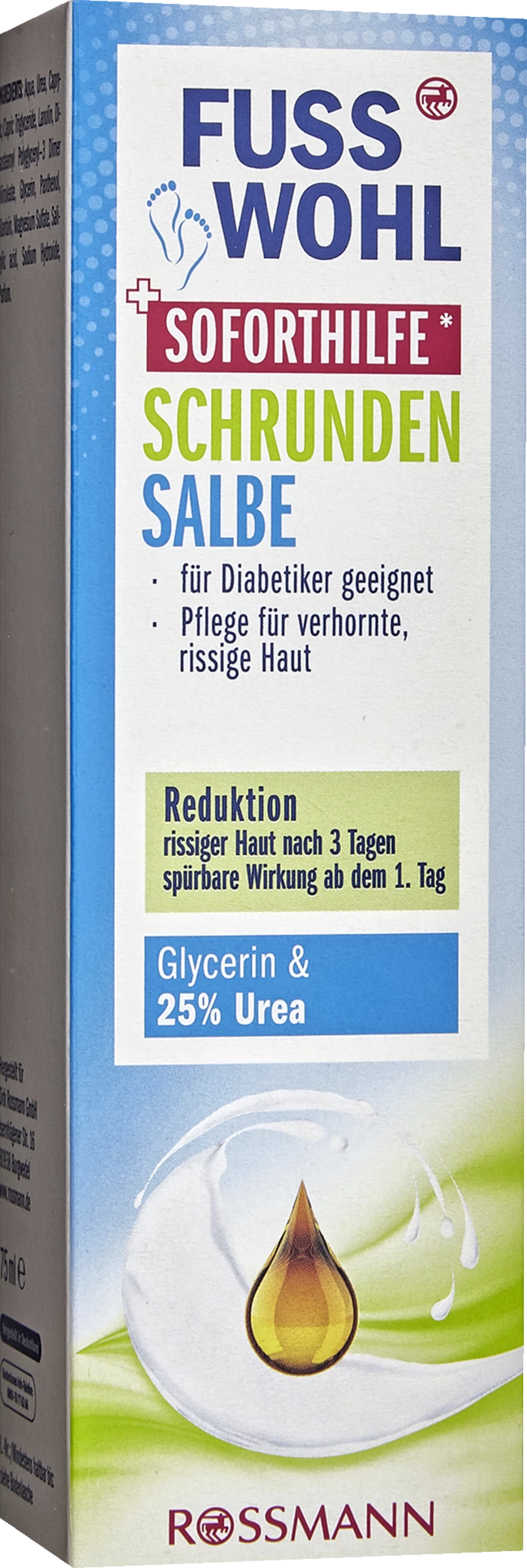 FUSSWOHL Schrunden Salbe Soforthilfe 1 FUSSWOHL Schrunden Salbe Soforthilfe