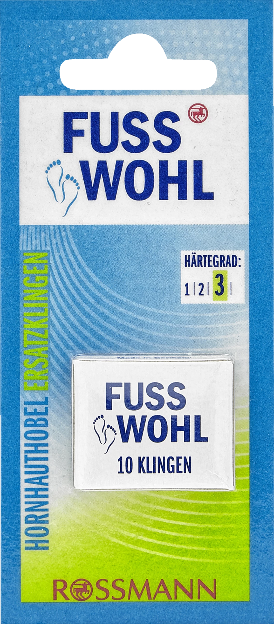 FUSSWOHL Hornhauthobel Ersatzklingen 1 FUSSWOHL Hornhauthobel Ersatzklingen