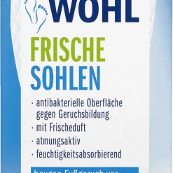 FUSSWOHL Frische Sohlen Weiss Größe M 39-41