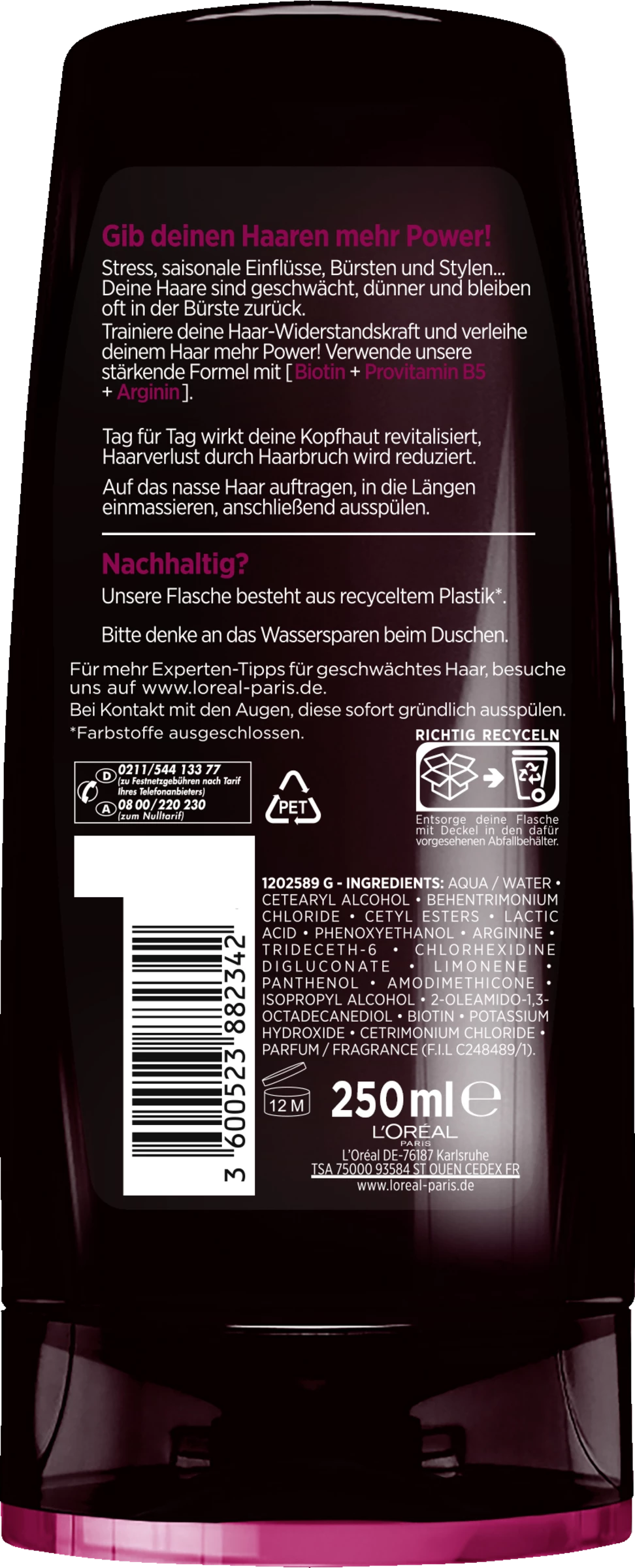 L’Oréal Paris Elvital Full Resist Power Booster Spülung 250ml 4 L’Oréal Paris Elvital Full Resist Power Booster Spülung 250ml – Bild 4