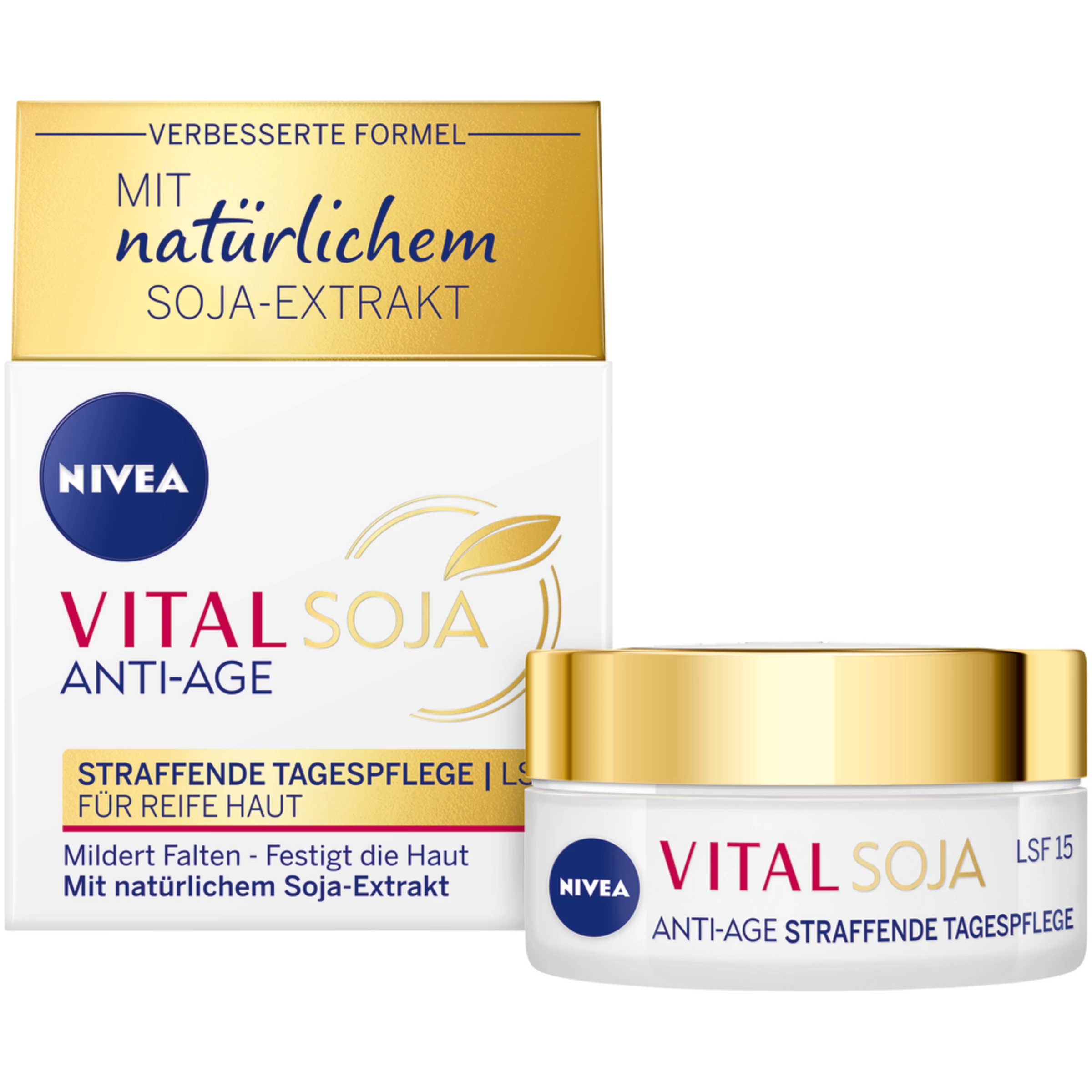 NIVEA VITAL Soja Anti-Age Straffende Tagespflege LSF 15 1 NIVEA VITAL Soja Anti-Age Straffende Tagespflege LSF 15