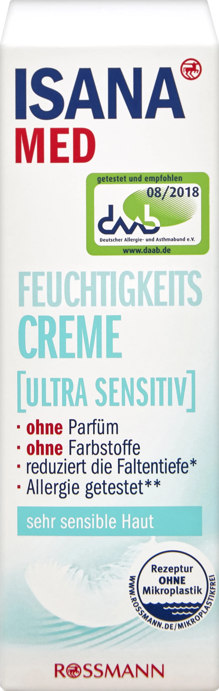 ISANA MED Feuchtigkeitscreme Ultra Sensitiv 1 ISANA MED Feuchtigkeitscreme Ultra Sensitiv