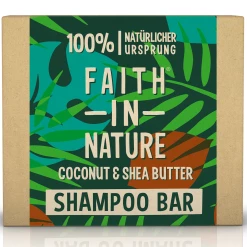 Faith In Nature Shampoo Bar Kokos & Sheabutter