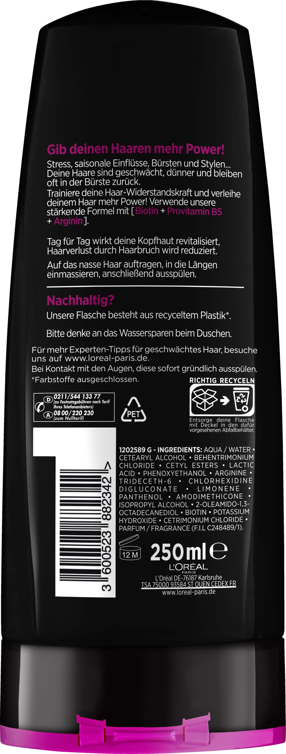 L’Oréal Paris Elvital Full Resist Power Booster Spülung 250ml 2 L’Oréal Paris Elvital Full Resist Power Booster Spülung 250ml – Bild 2