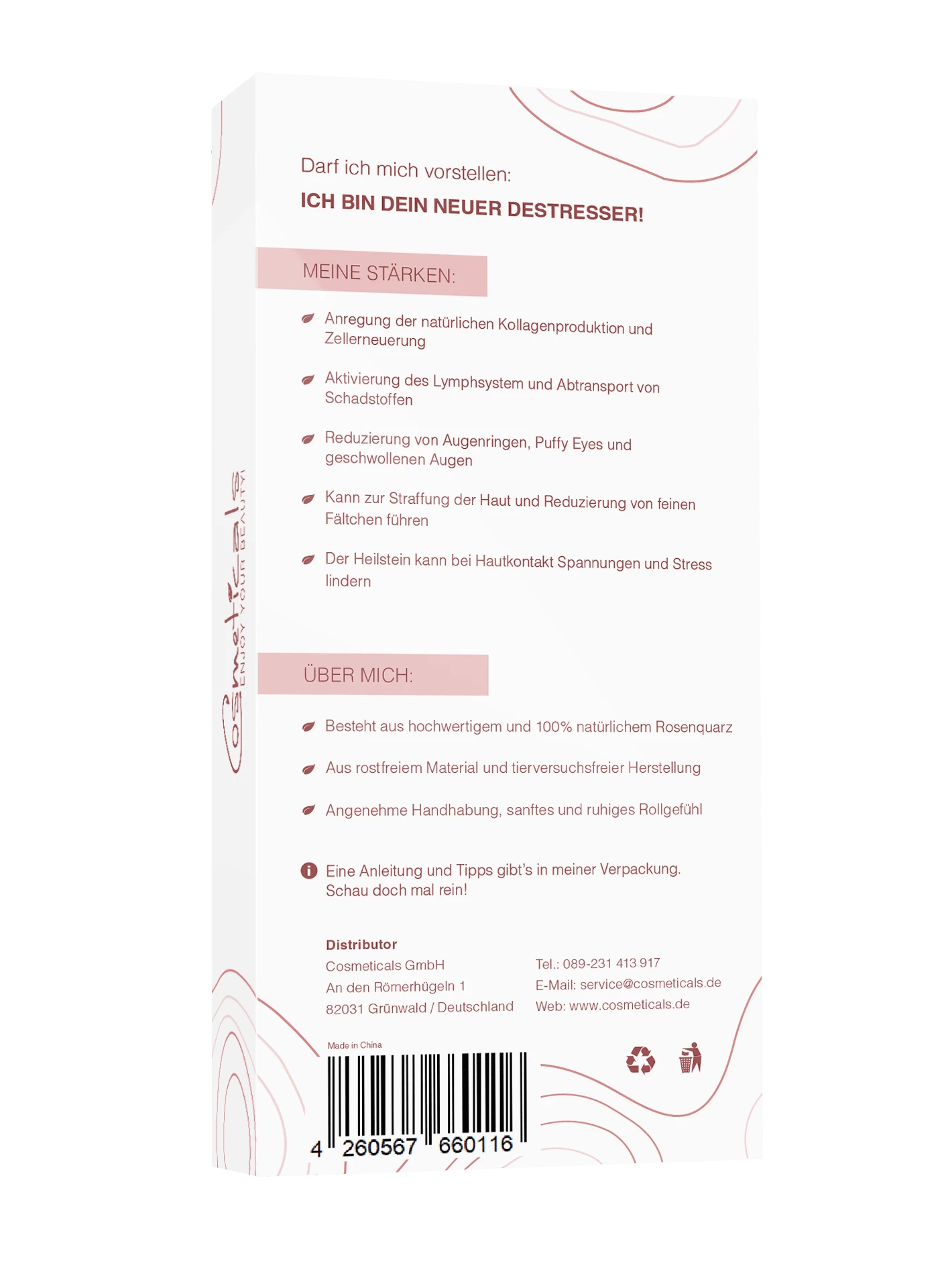 Cosmeticals Rose Crystal Roller 2 Cosmeticals Rose Crystal Roller – Bild 2