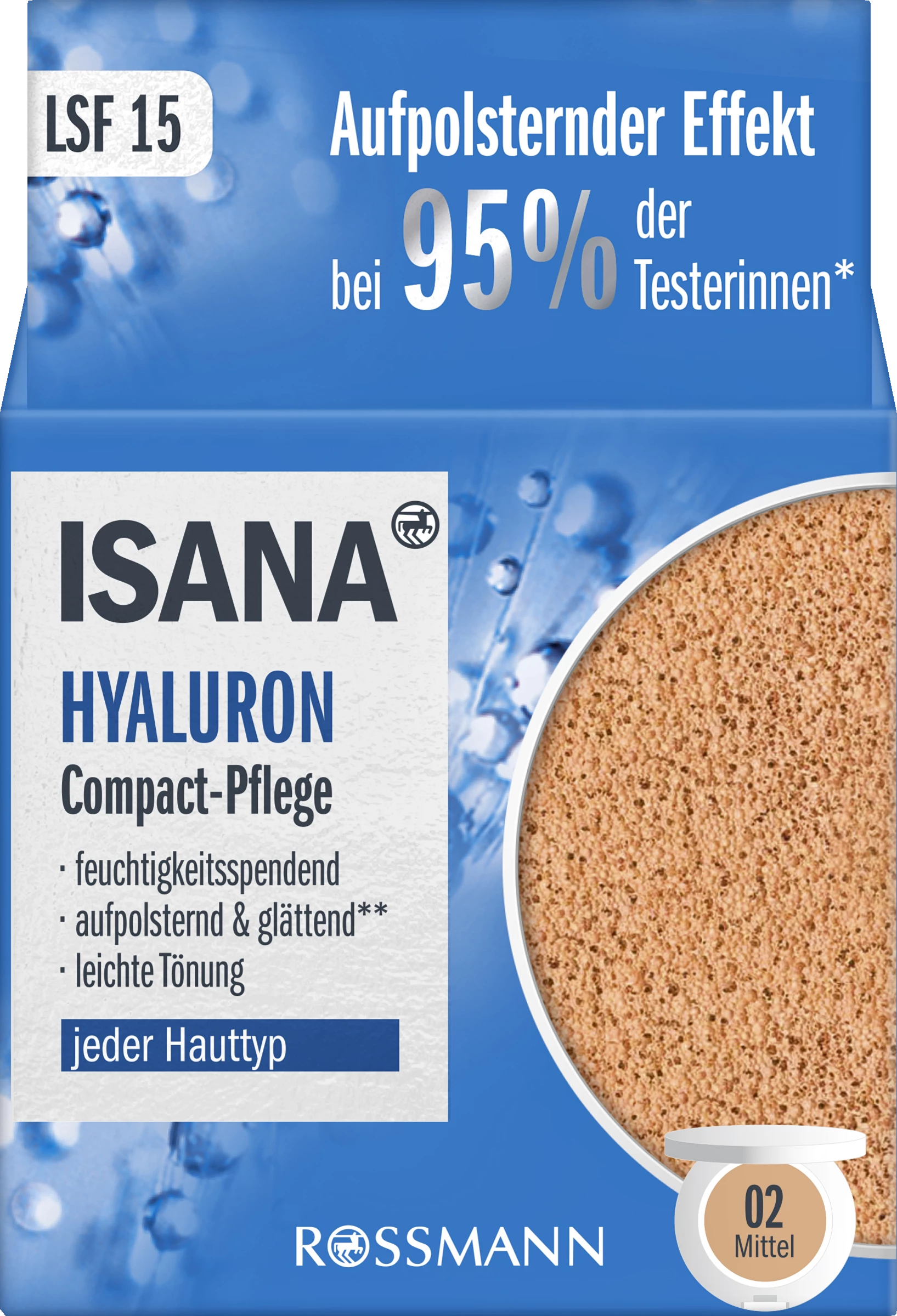 ISANA Hyaluron Compact Pflege, Mittel 1 ISANA Hyaluron Compact Pflege, Mittel