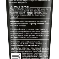 Schwarzkopf Gliss Kur Ultimate 1-Minute Express Kur 3 Schwarzkopf Gliss Kur Ultimate 1-Minute Express Kur -Compeed Geschäft MAM 6558001 SHOP IMAGE 2.0