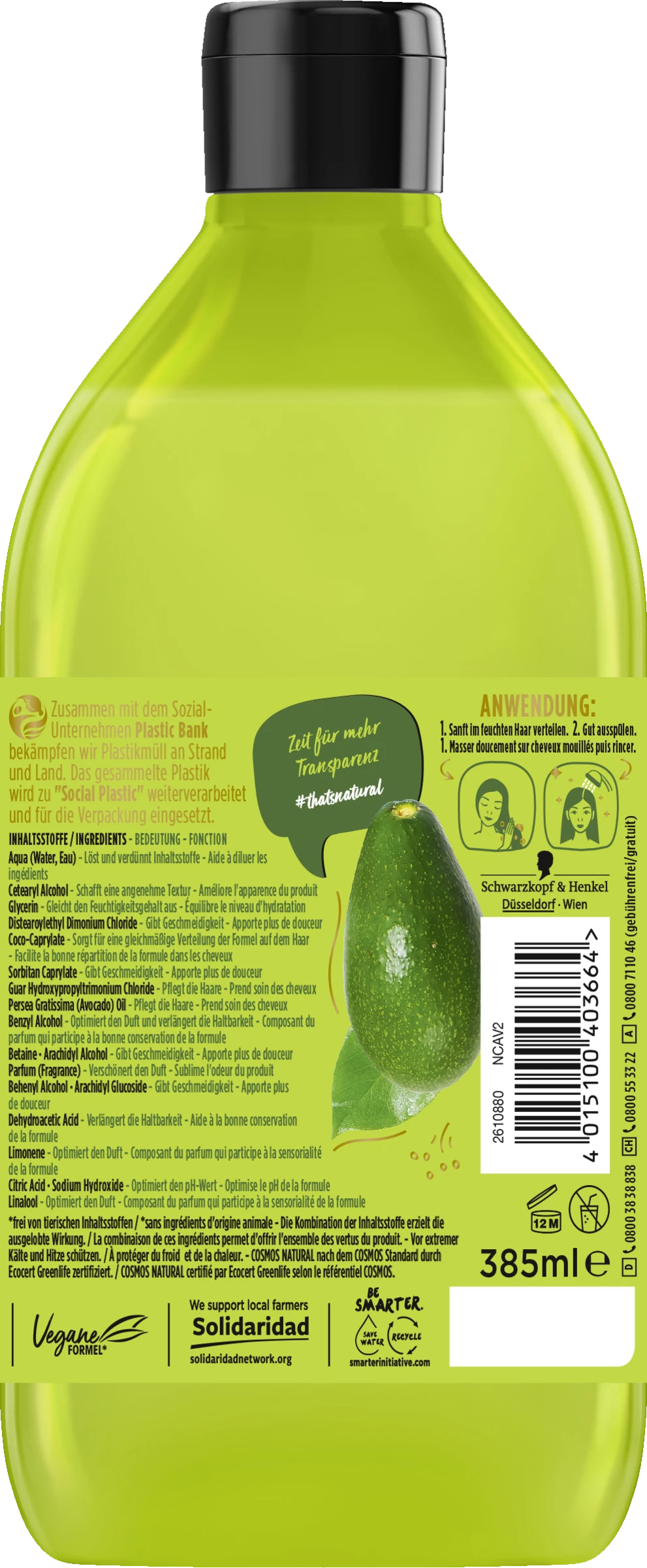 Nature Box Reparatur Spülung Mit Kaltgepresstem Avocado Öl 2 Nature Box Reparatur Spülung Mit Kaltgepresstem Avocado Öl – Bild 2