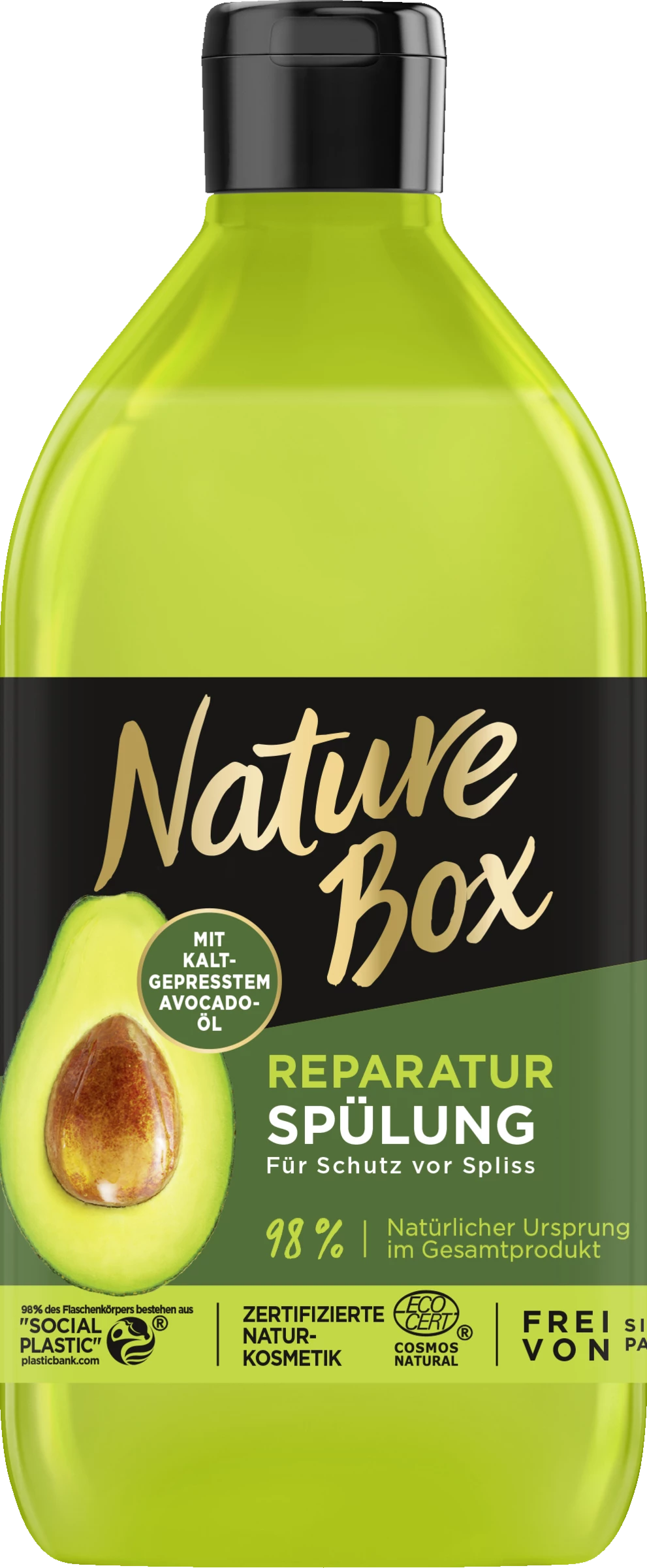 Nature Box Reparatur Spülung Mit Kaltgepresstem Avocado Öl 1 Nature Box Reparatur Spülung Mit Kaltgepresstem Avocado Öl