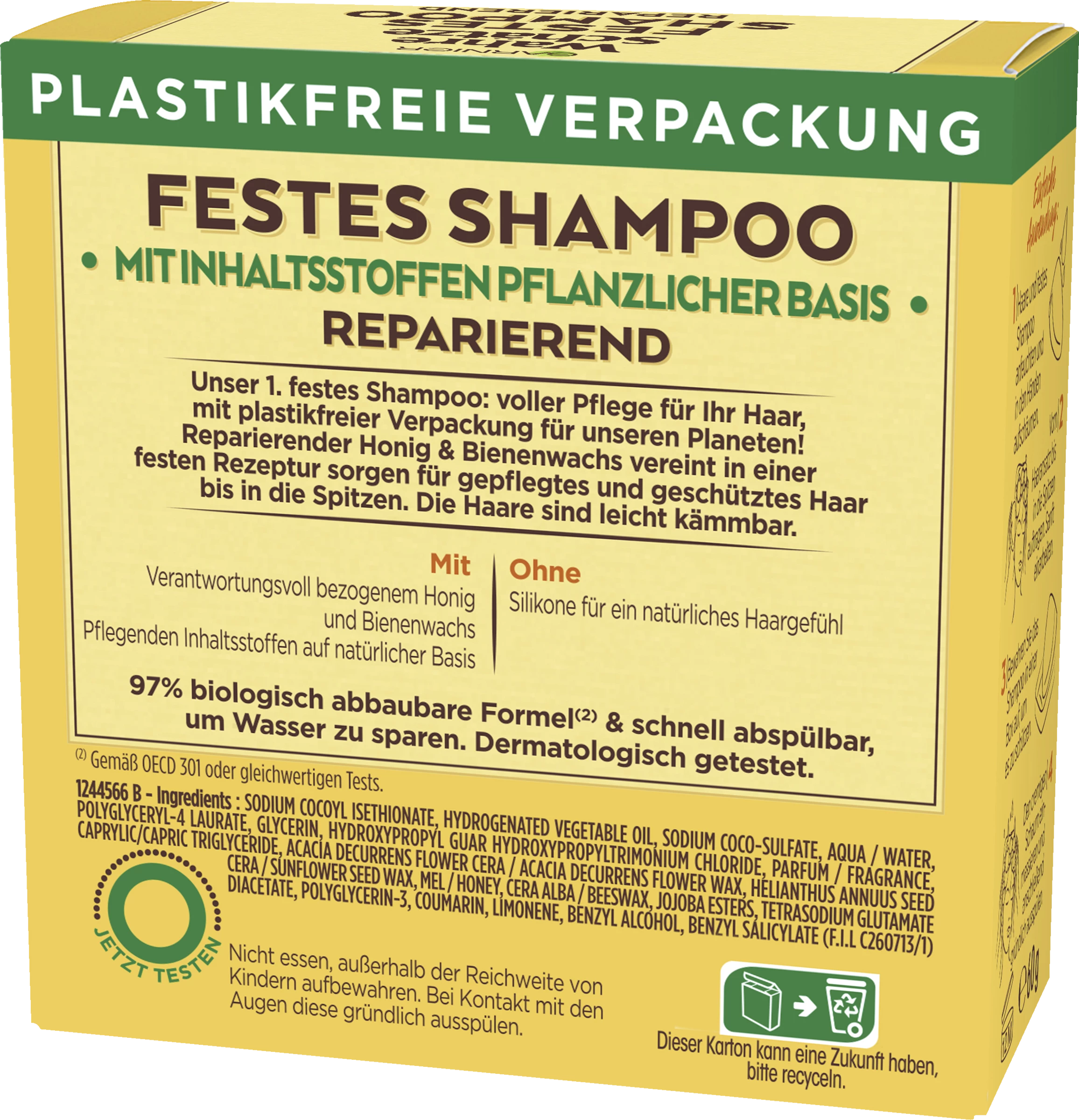 Garnier Wahre Schätze Wahre Schätze Festes Shampoo Honig Schätze 2 Garnier Wahre Schätze Wahre Schätze Festes Shampoo Honig Schätze – Bild 2