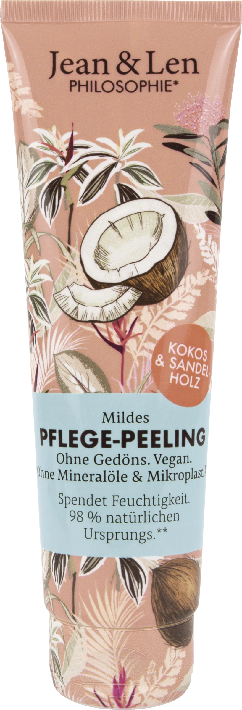 Jean&Len Mildes Pflege-Peeling Kokos & Sandelholz 1 Jean&Len Mildes Pflege-Peeling Kokos & Sandelholz