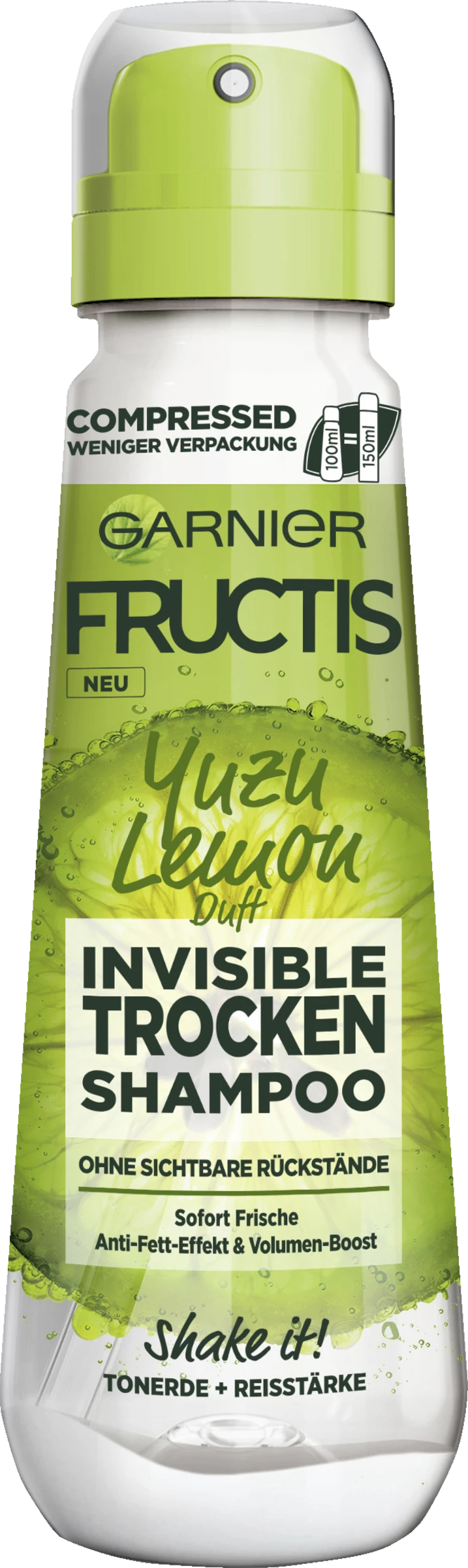 Garnier Fructis Invisible Trockenshampoo Yuzu Lemon 1 Garnier Fructis Invisible Trockenshampoo Yuzu Lemon
