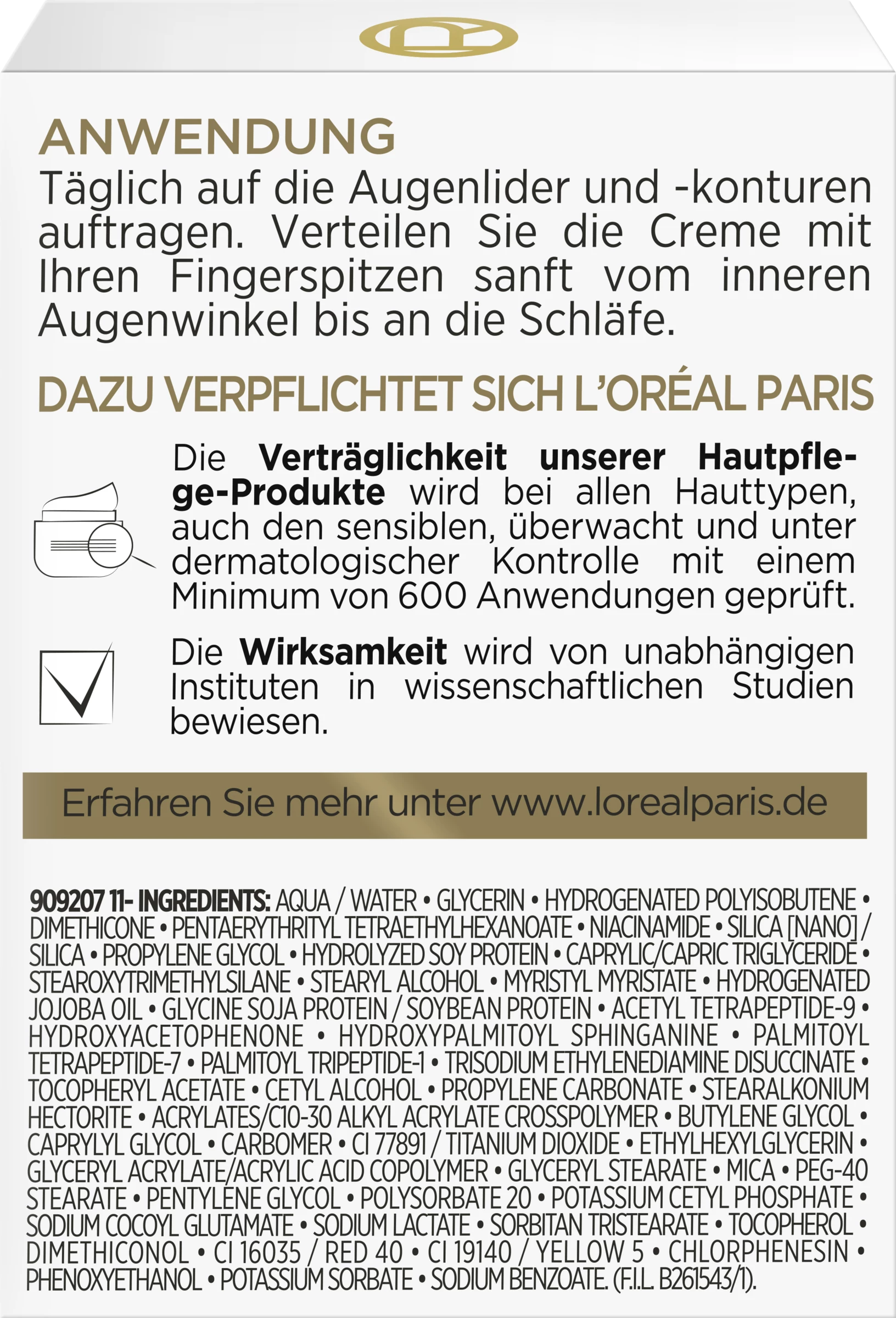 L’Oréal Paris Age Perfect Pro-Kollagen Experte Augencreme 2 L’Oréal Paris Age Perfect Pro-Kollagen Experte Augencreme – Bild 2