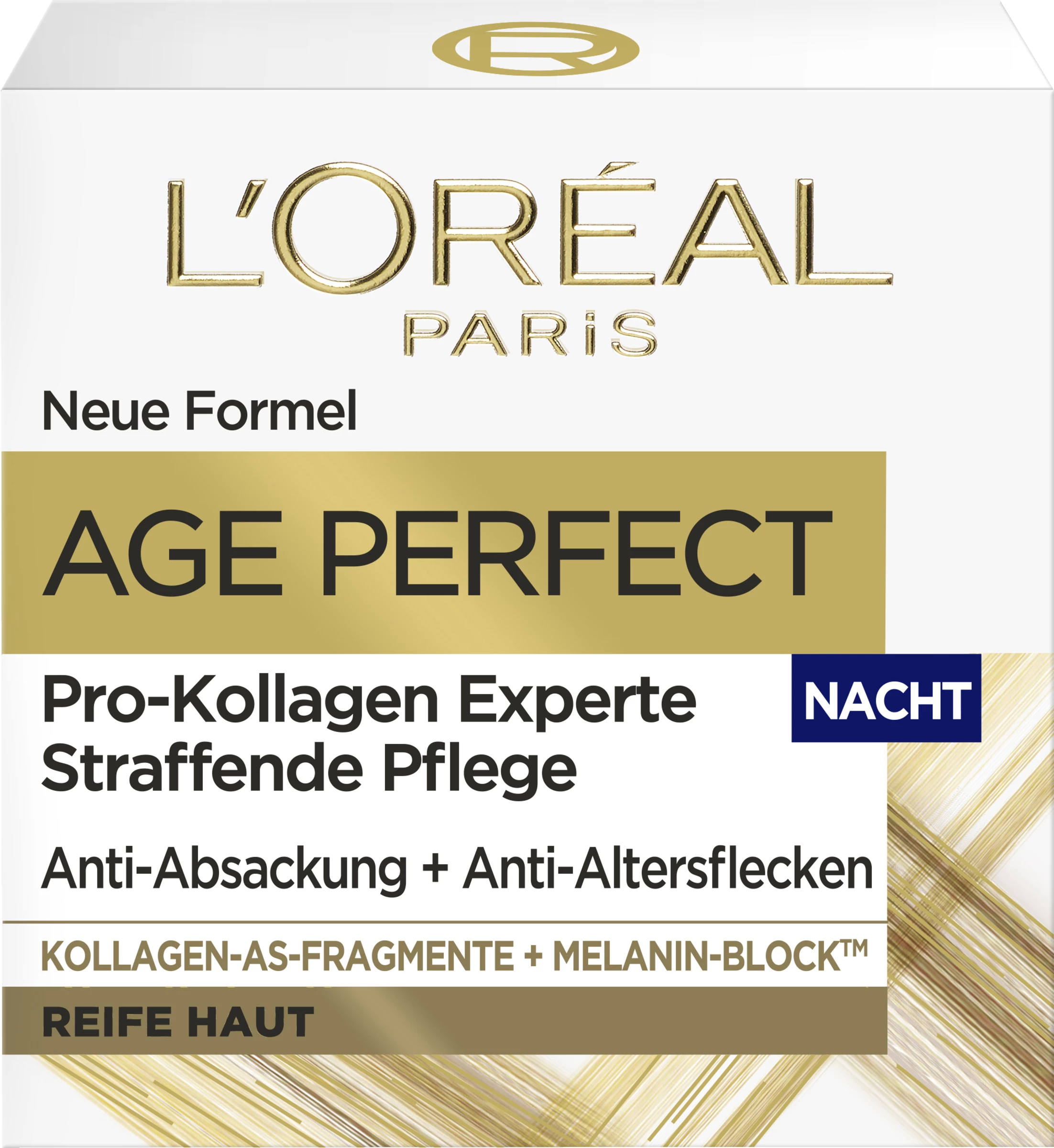 L’Oréal Paris Age Perfect Pro-Kollagen Experte Nachtcreme 1 L’Oréal Paris Age Perfect Pro-Kollagen Experte Nachtcreme