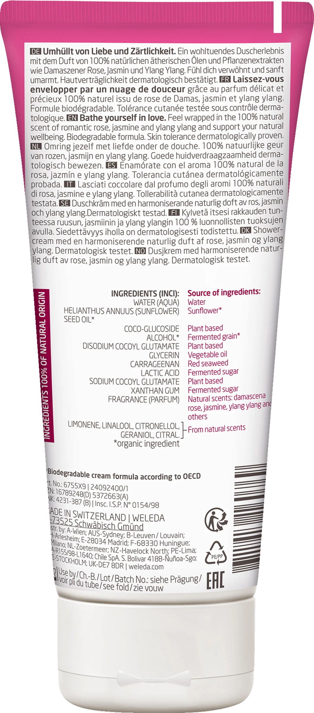 Weleda Aroma Shower Love 2 Weleda Aroma Shower Love – Bild 2