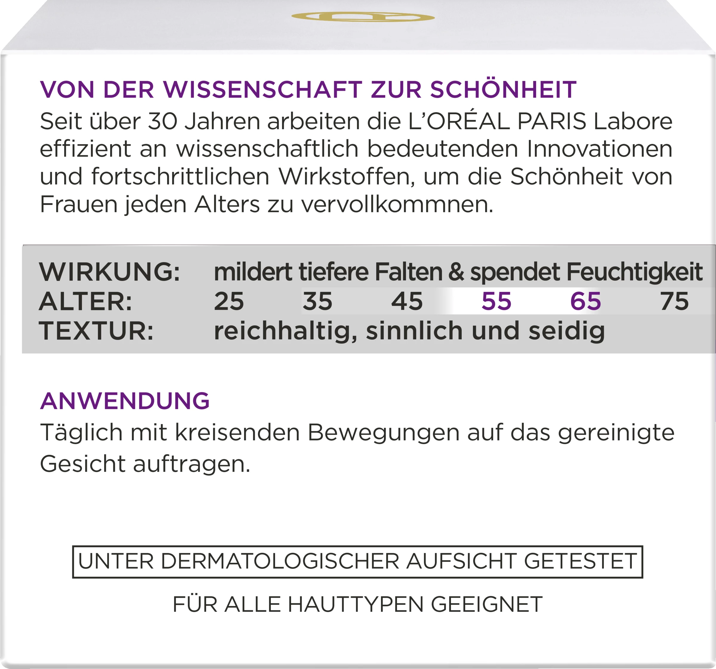 L’Oréal Paris 55+ Feuchtigkeitspflege 3 L’Oréal Paris 55+ Feuchtigkeitspflege – Bild 3