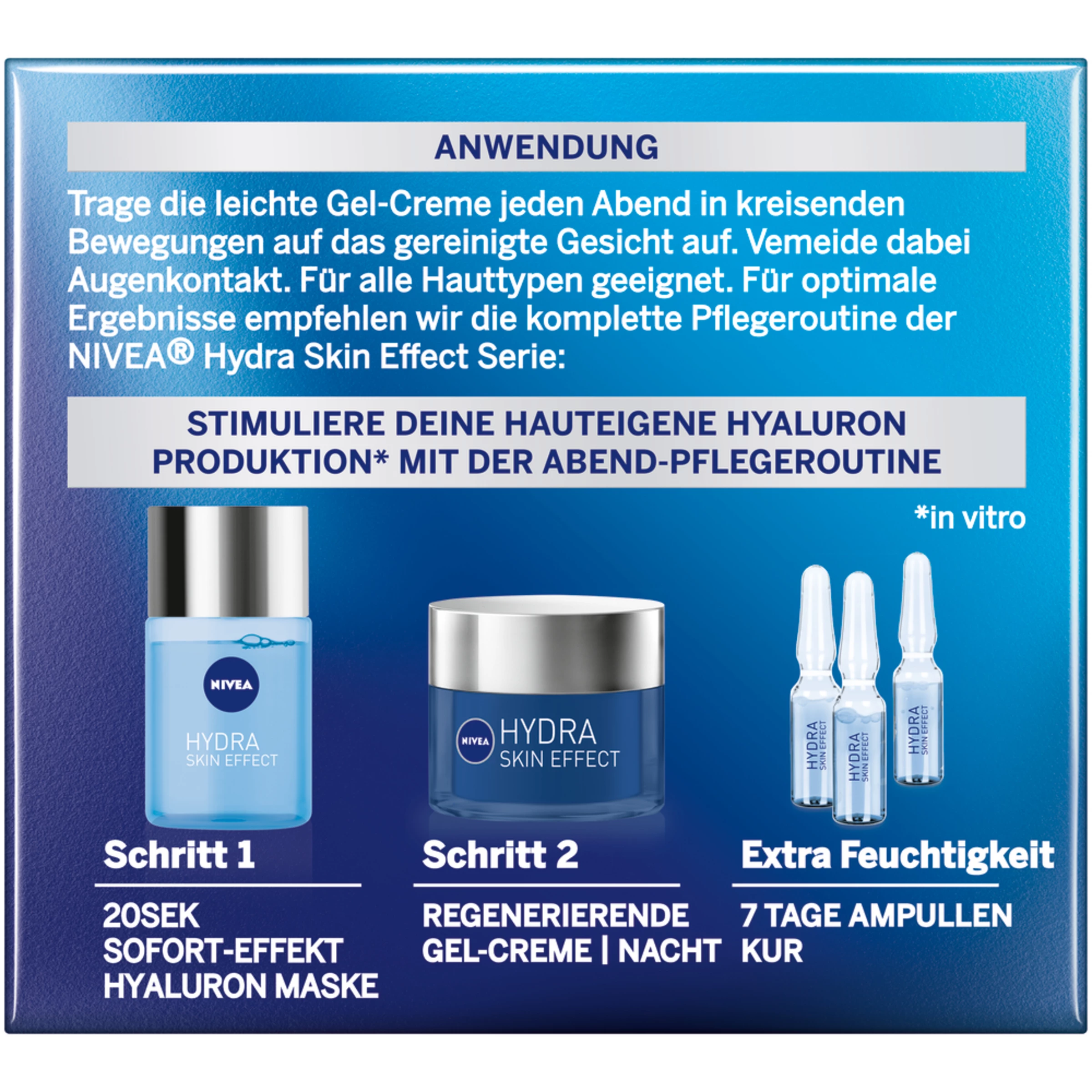 NIVEA Hydra Skin Effect Regenerierende Gel-Creme Nacht 2 NIVEA Hydra Skin Effect Regenerierende Gel-Creme Nacht – Bild 2