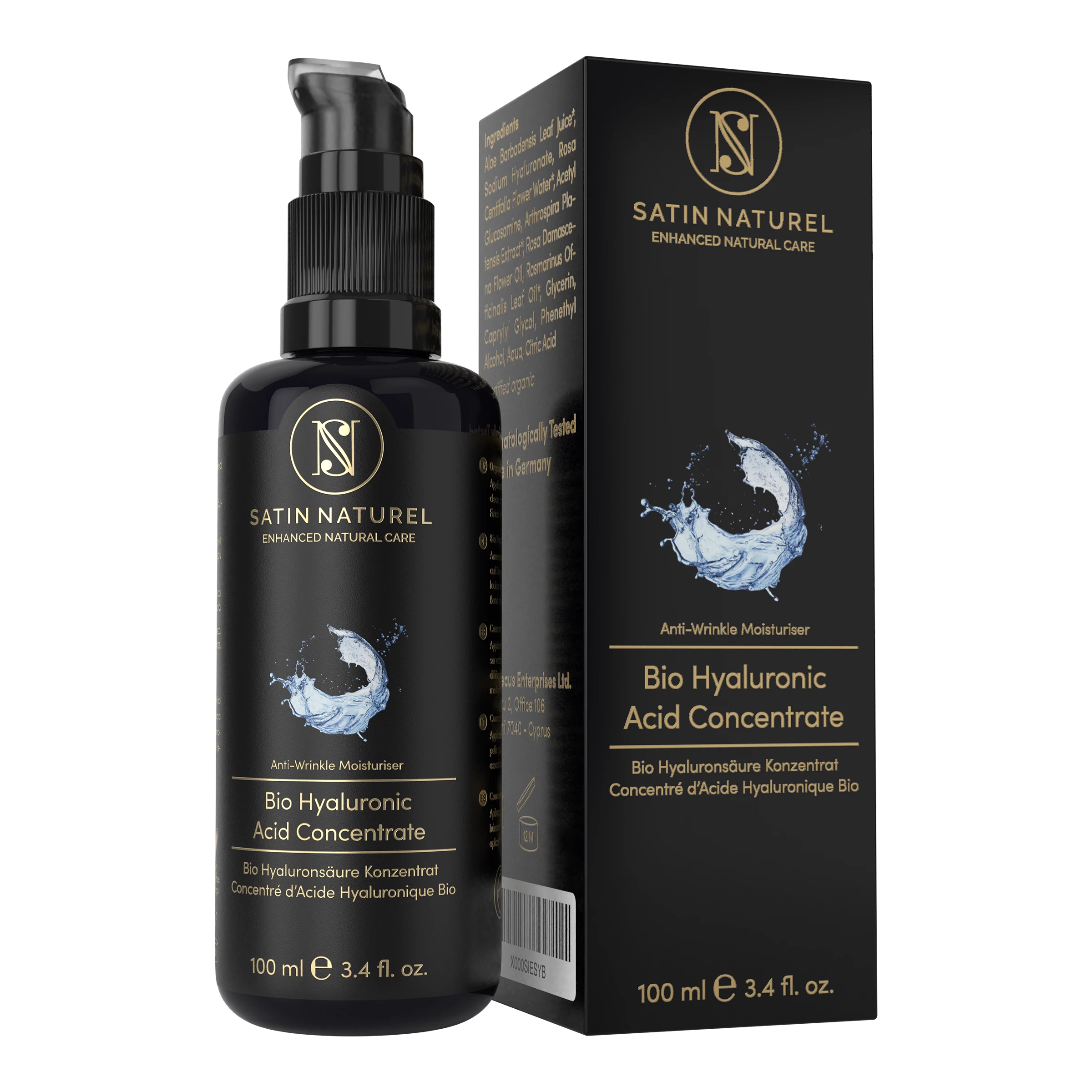 Satin Naturel BIO Hyaluronsäure Serum 1 Satin Naturel BIO Hyaluronsäure Serum