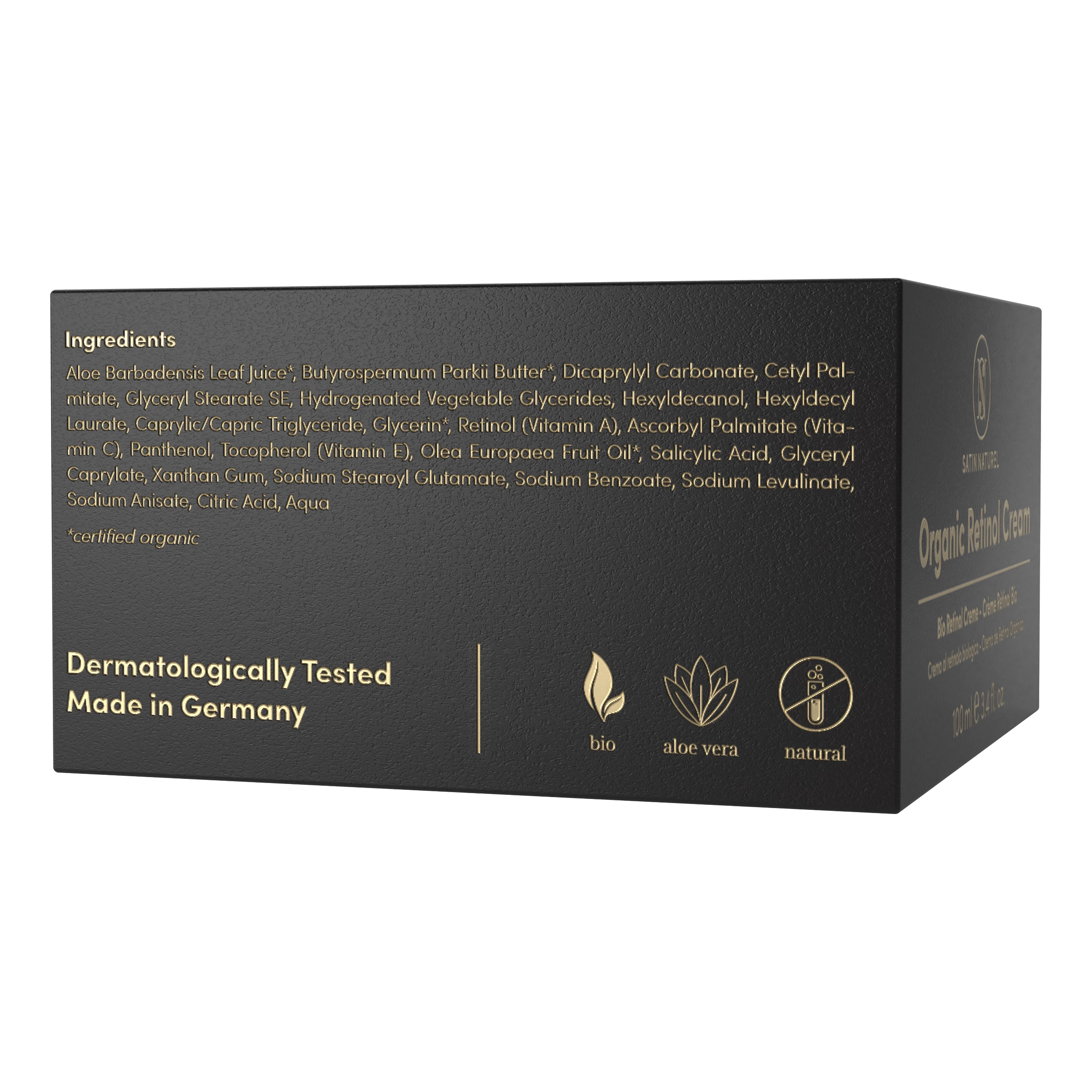 Satin Naturel BIO Retinol Creme 2 Satin Naturel BIO Retinol Creme – Bild 2