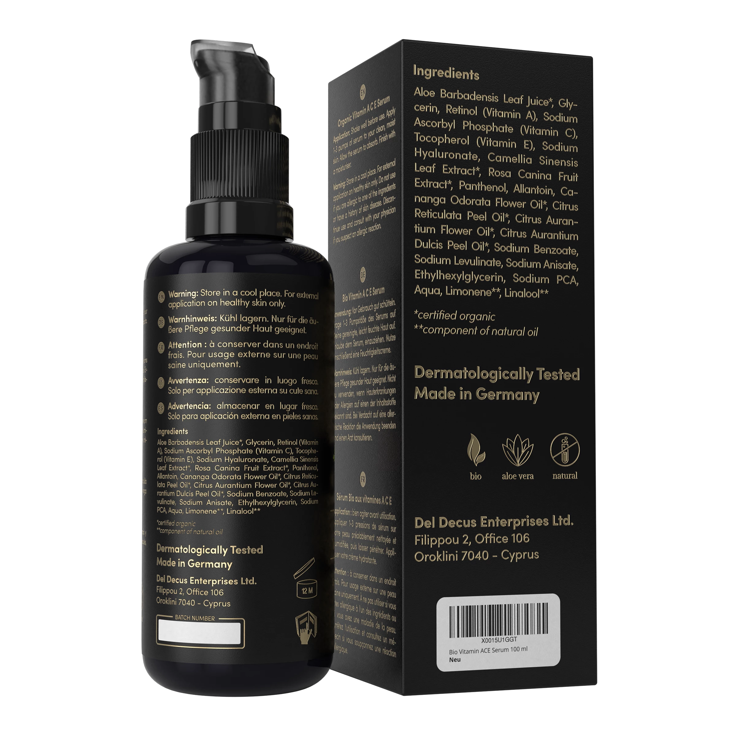 Satin Naturel BIO Vitamin ACE Serum 2 Satin Naturel BIO Vitamin ACE Serum – Bild 2